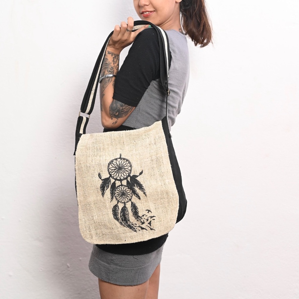 Dream Catcher Printed Crossbody Bag